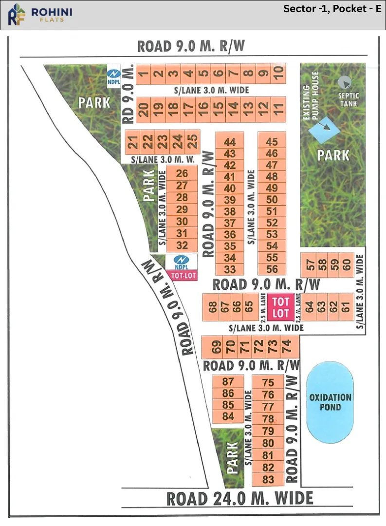 Rohini Sector 1, Pocket E
