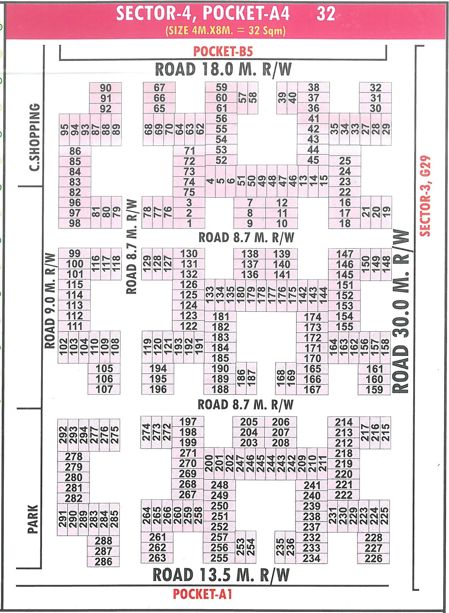 Rohini Sector 4 pocket A4